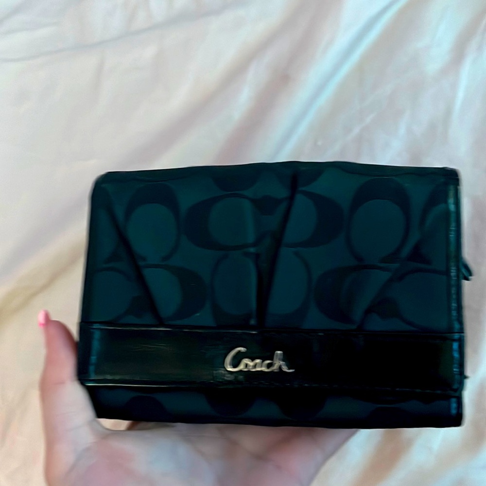 Black coach wallet